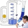 Incentive Spirometer, Breathing Exercise Device for Lungs, 5000ml Capacity for Deep Inhalation, Durable Medical-Grade PC Material | Airflow Indicator for Steady Inhalation Practice