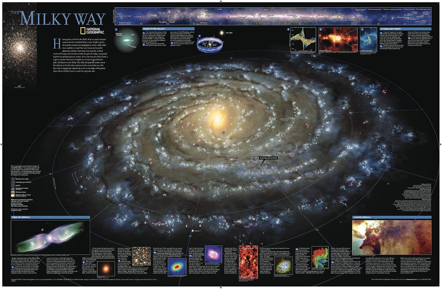 National Geographic: The Milky Way - Poster - 31.25 x 20.25 inches