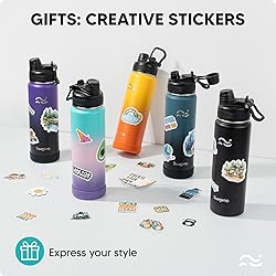 Swigina [2-IN-1 LID] Insulated Water Bottle with