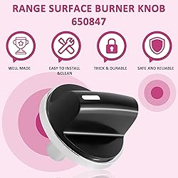 MIFLUS 650847 Knob Cooktop Stove Replacements