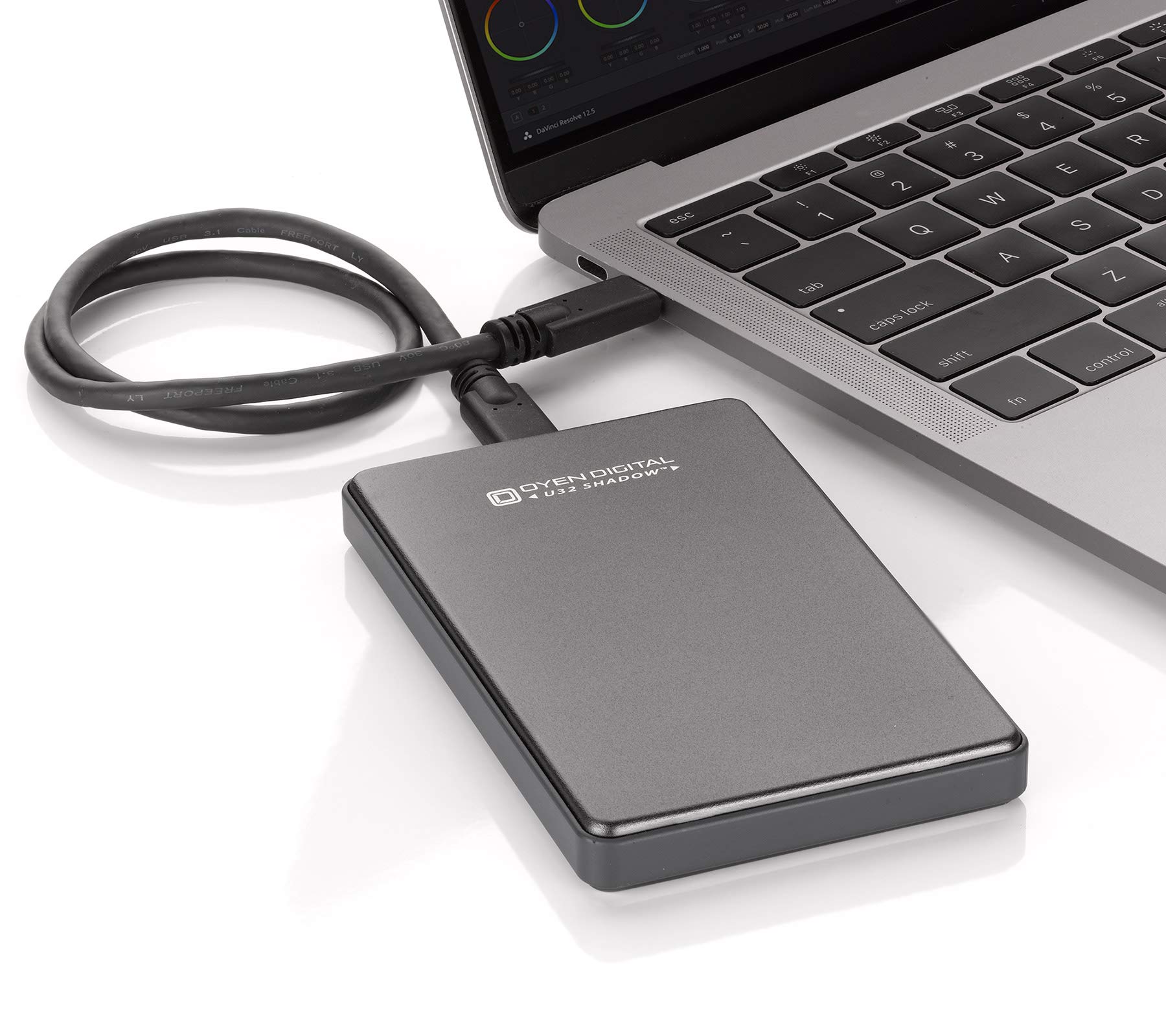 Oyen Digital U32 Shadow 8TB External SSD USB-C Portable Solid State Drive