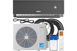 TOSOT 24,000 BTU 24.0 SEER2, Energy Star Mini-Split Air Conditioner and Heating, WiFi-Enabled Ductless Inverter AC Unit with, Supports ERV System Add-On, 208-230V, Aoraki Series, Black