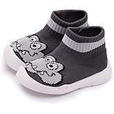 Engtoy Baby Shoes Sock Shoes Baby Walking Shoes Infant Non-Slip Breathable Slippers with Soft Rubber Sole Baby Boys Girls Slip On Sneakers