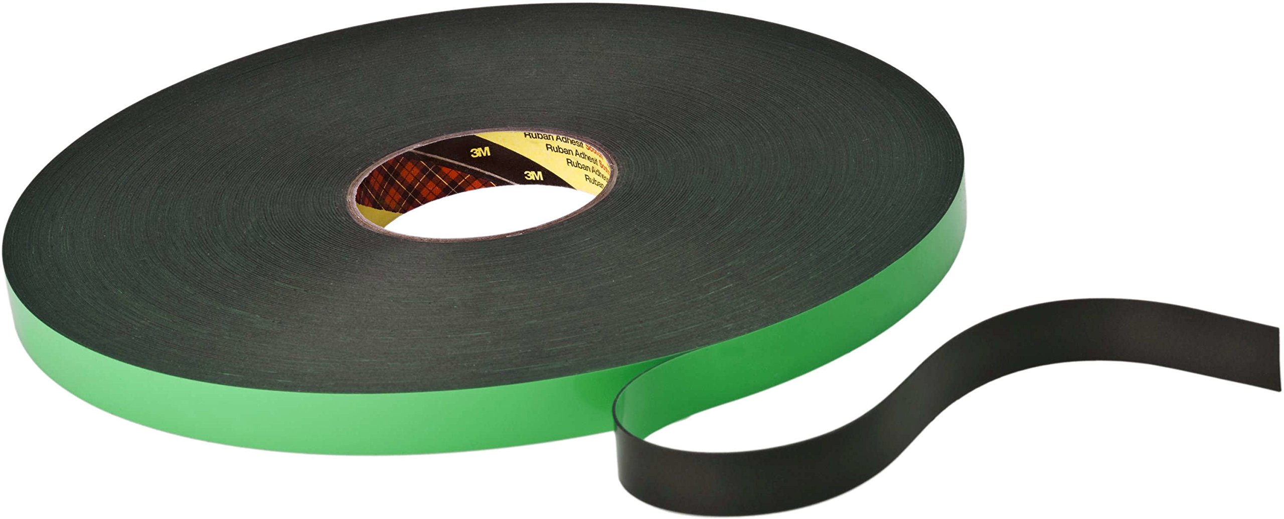 3 M 9508b19 Internal and External 66 m, Polyurethane Black, Green Acrylic Tape