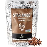 Soeos Star Anise, Anise Seeds, Whole Chinese Star Anise Pods for Baking and Tea, Star Anise Whole, 4 oz