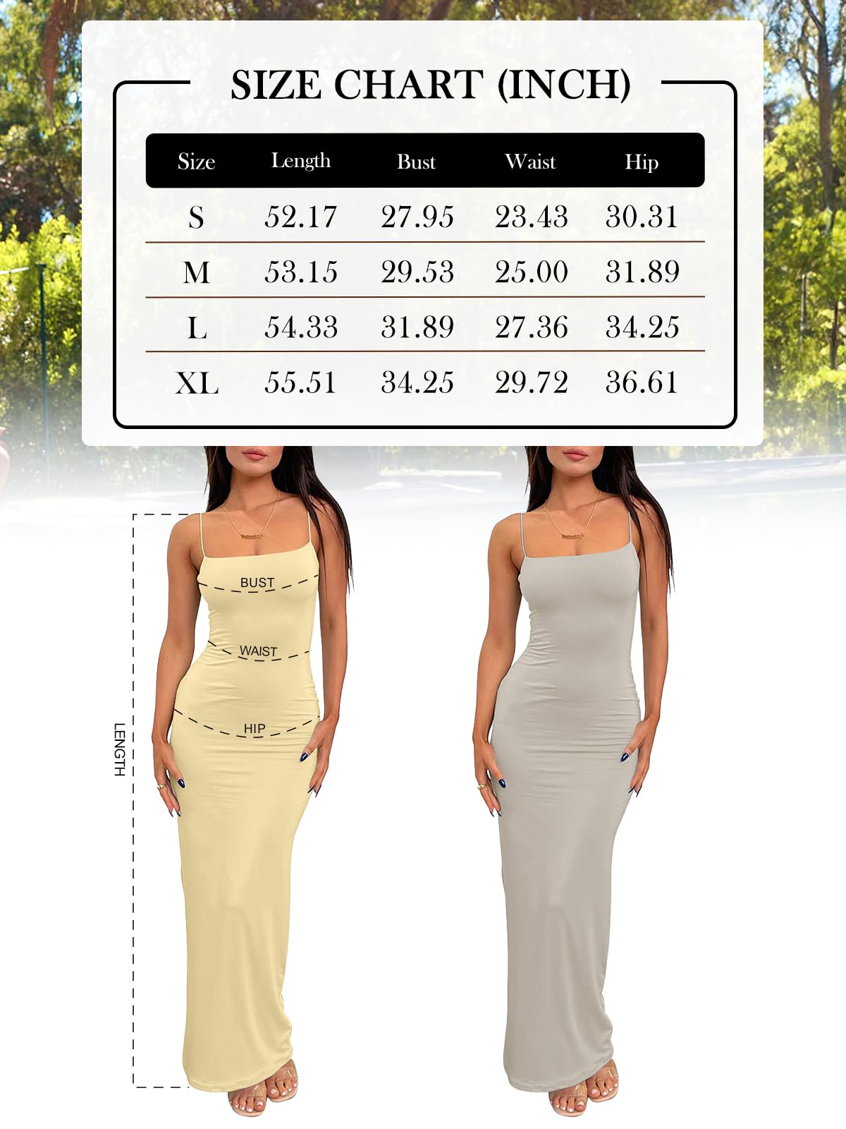 LILLUSORY Womens Bodycon Maxi Dresses 2025 Spring Fashion Summer Casual Slip Long Sundress Sun Sleeveless Beach Vacation Resort Wear Midi Cute Trendy Going Out Dress Outfits Clothes Black - Image 6