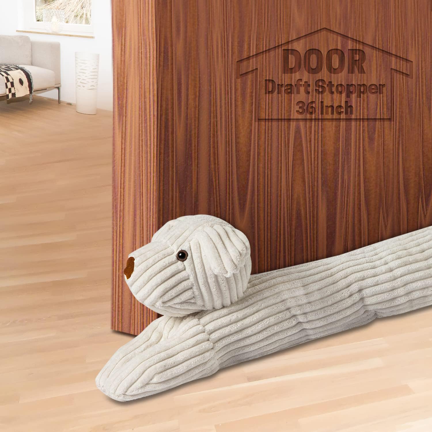 Draft Stoppers - 36 Inch Under Door Draft Stopper Heavy Duty,Door Draft Blocker Soundproof Energy Saver from Under Door by SWISSELITE