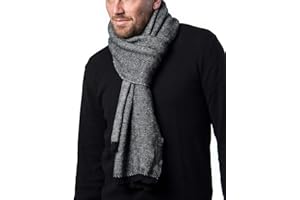MARINO AVENUE Mio Marino Mens Premium Winter Scarf, Soft Knit Scarves