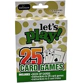 Continuum Games Let's Play 25 Games - Card Games | Portable Family Card Games, Fun for the Whole Family