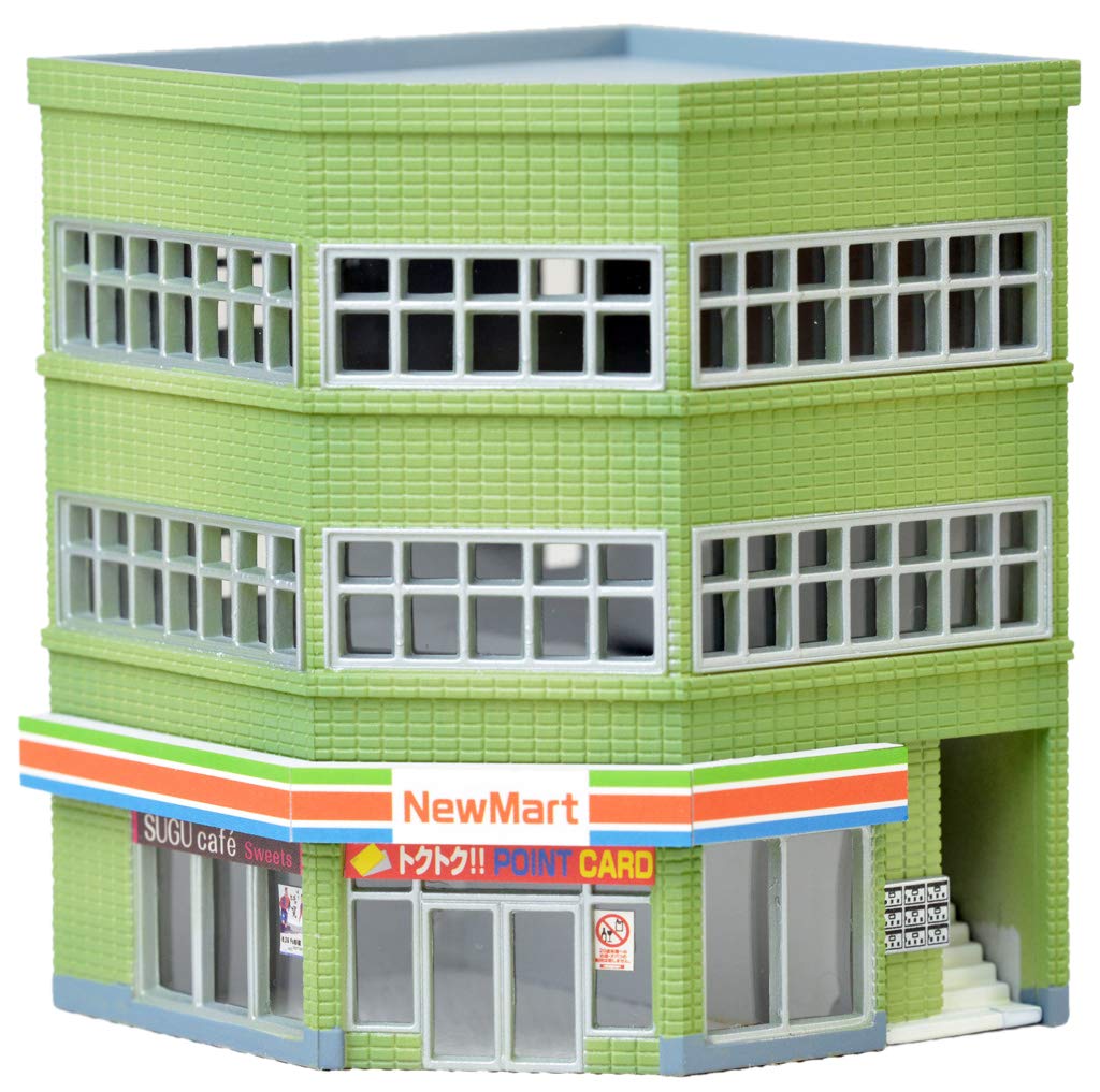 Tomytec 293781 Corner Business House Model Railway Accessories, Various