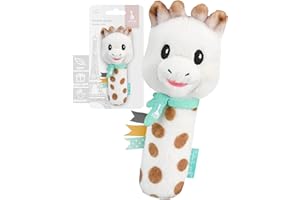 Sophie la girafe Sweetie Pouet Rattle | Soft, Fun & Easy to Grasp | Awaken All 5 Senses