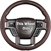 Steering Wheel Cover for Ford F150 2015-2020/ F250 2017-2022/ F350 2017-2022/ F450 2017-2022/ F550 2017-2022/ Ford Expedition 2018-2021 Steering Wheel Protector for Ford Steering Wheel Accessories