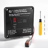 RV Carbon Monoxide & Propane Detectors, Replacement for Old RV Carbon Monoxide Detector #31011, 2 in 1 Dual CO/Gas Alarm with