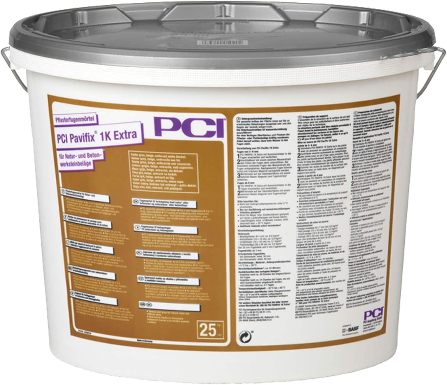 25kg Pci Pavifix 1k Extra Pflasterfugenmortel Natur Und Betonwerksteinbelage Amazon De Baumarkt