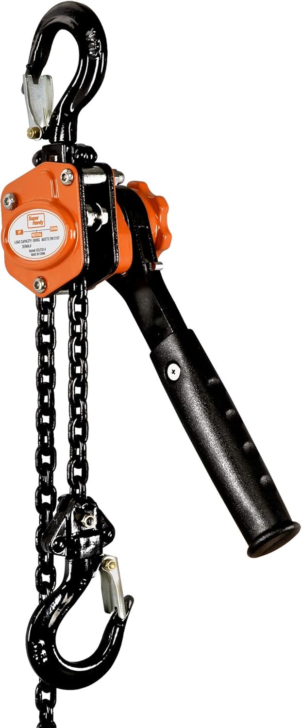 SuperHandy Mini Hebelzug Come Along 1/2 TON 1100 LBS Kapazität 1.5M