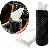I3DIDEA Car Cup Holder Tissue Box Holder – Auto Interior Accessories for Men & Women，Car Accessories Organizer with Premium T