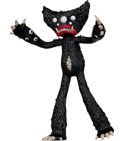 Amazon.com: Poppy Playtime Scary Huggy Wuggy Action Figure (5