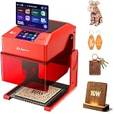 Pixi 10W Laser Engraver Machine with 3.5" Smart Touchscreen, Portable Laser Engraving Machine, No PC Required, AlgoOS &amp; APP Control for Wood Metal Leather, Beginner &amp; DIY Gift Business