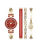 Anne Klein Women's Bangle Watch and Bracelet Set