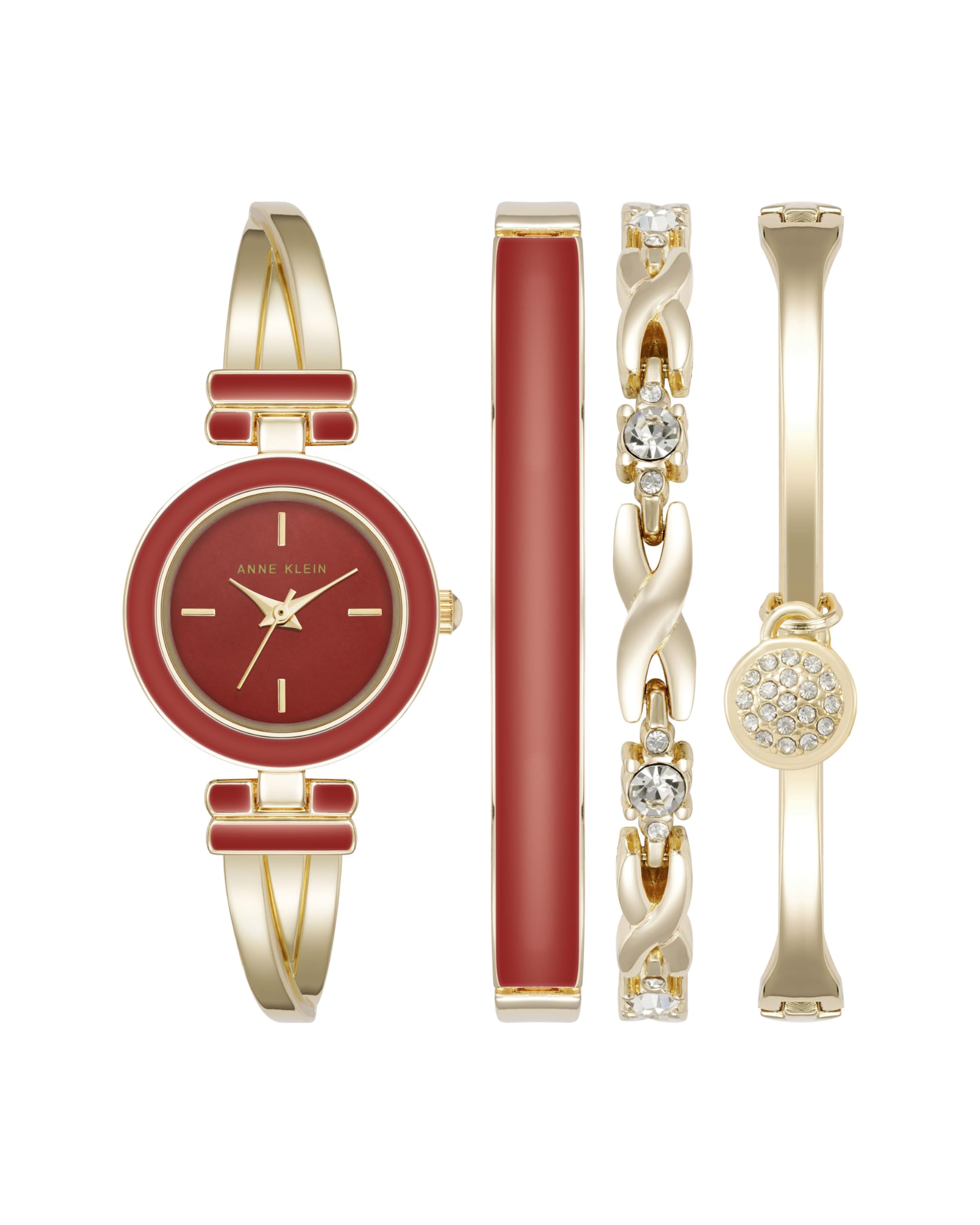 Anne Klein Women's Bangle Watch and Bracelet Set Image