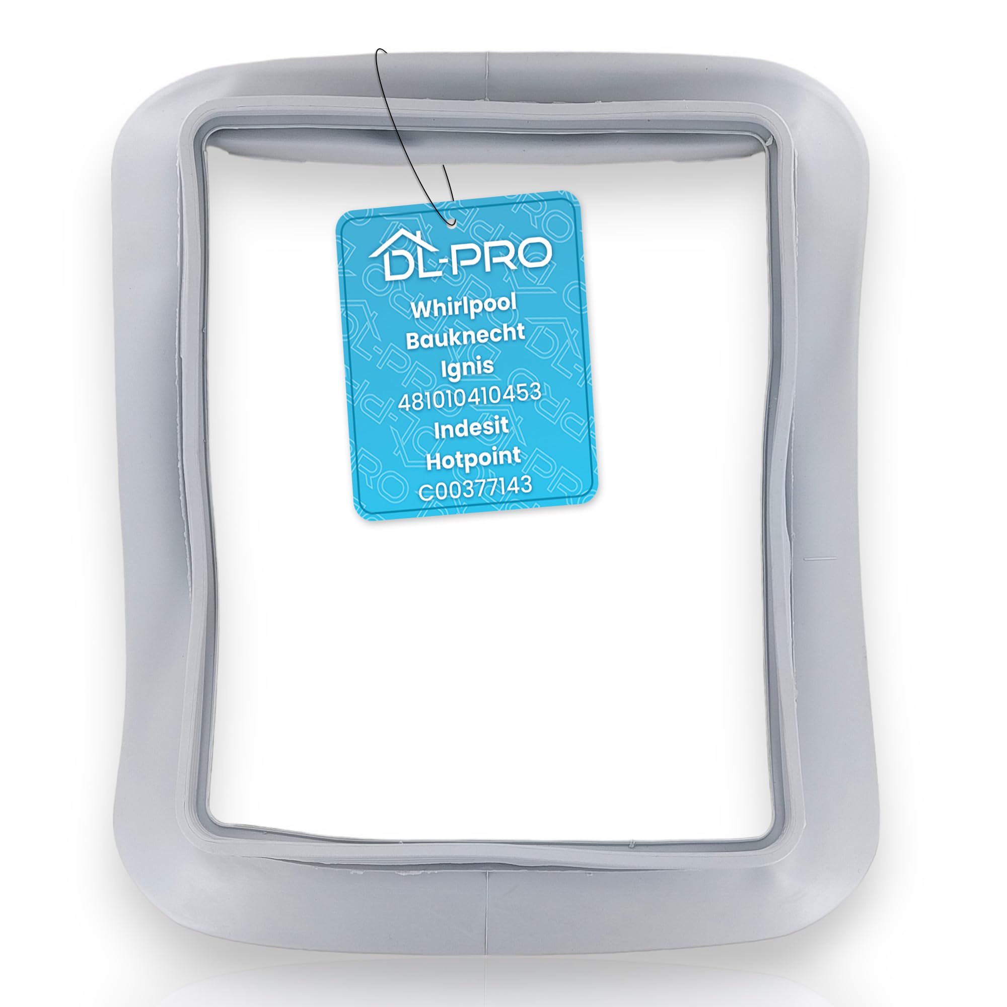 DL-pro Square Door Seal for Whirlpool Bauknecht Ignis 481010410453 Indesit Hotpont C00377143 Door Seal Seal for Washing Machine Top Loader