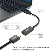 BENFEI DisplayPort to HDMI Adapter 10 Pack DP Male to HDMI Female with Audio view 2