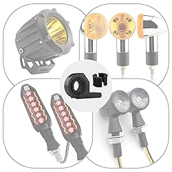 2PCS Motorcycle Light Bar Mounts - Universal