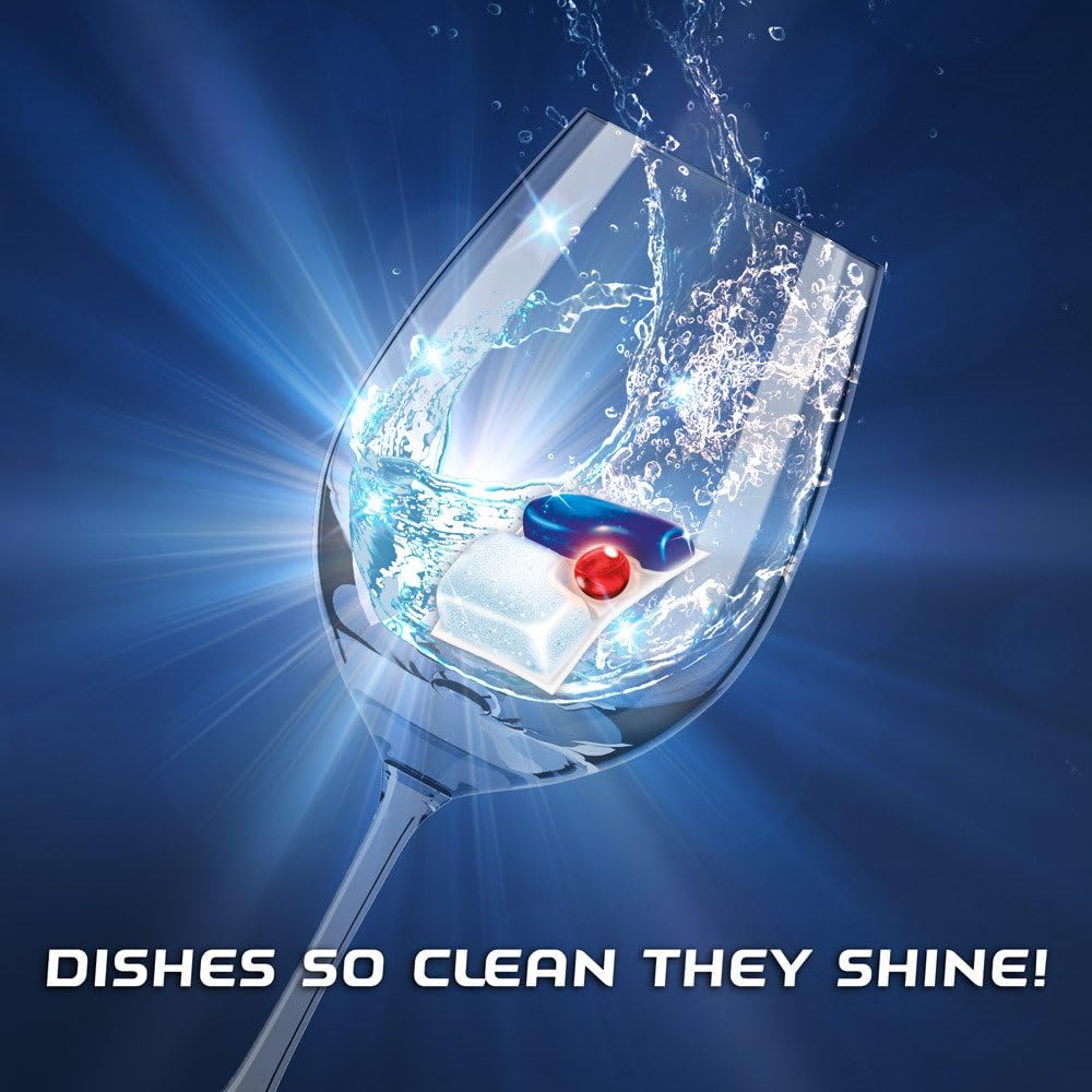 Finish - Quantum - 58ct - Dishwasher Detergent - Powerball - Ultimate Clean & Shine - Dishwashing Tablets - Dish Tabs: Health & Personal Care