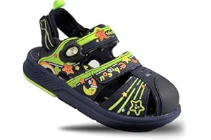 Gold Pigeon Shoes Kids TOE GUARD Easy Snap Lock Closed Toe Athlete Sandals