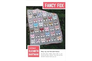 Elizabeth Hartman Ptrn Fancy Fox Quilt Pattern, 8.5" x 5.5"