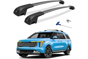 HmmtyRack 300lbs Roof Rack Cross Bars Compatible with 2022-2026 KIA Carnival & Carnival Hybrid, Heavy Duty Aluminum Roof Rails Crossbars Cargo Bars Canoe Rooftop Black Carrier Luggage.
