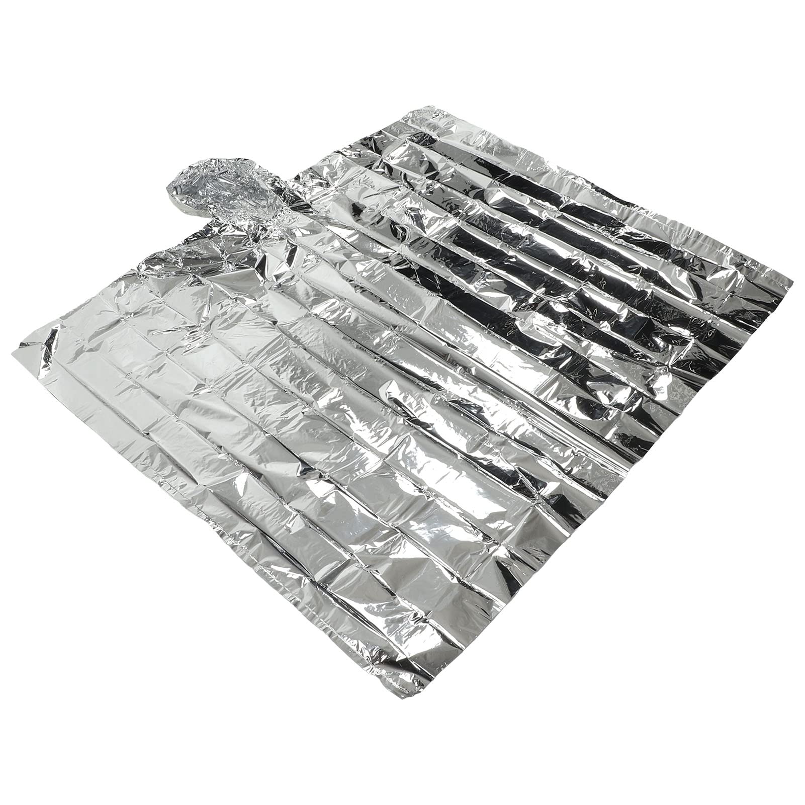 Tiiyee Emergency Survival Blanket, Multifunctional Foil Thermal Space Blankets Outdoor Aluminium Mylar Blanket Covering Sheet Waterproof Equipment for First Aid Marathons Winter Tear Resistant