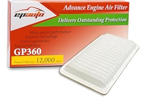 EPAuto GP360 (CA9360) Engine Air Filter Replacement for Toyota Camry (2002-2006), Highlander (2001-2013), Sienna, Solara, Lexus RX330/ES330 (2004-2006), RX350 (2007-2009), ES300 (2002-2003)