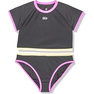 Gap Girls' Short Sleeve Two Piece Rashguard Set