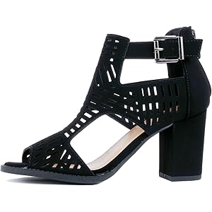strappy black heels comfortable