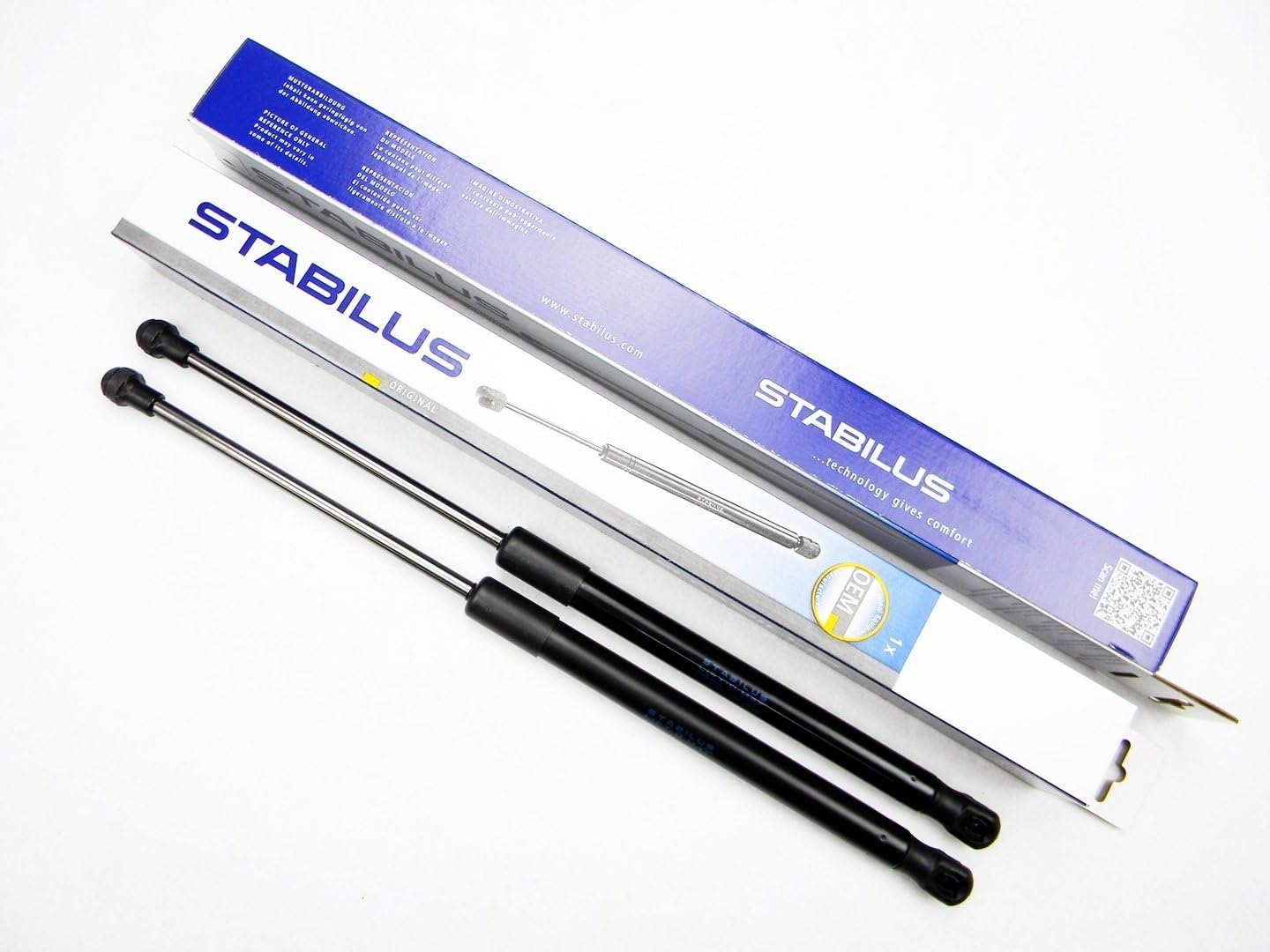 2x Stabilus lift o mat lifter gas spring convertible soft top Merceds