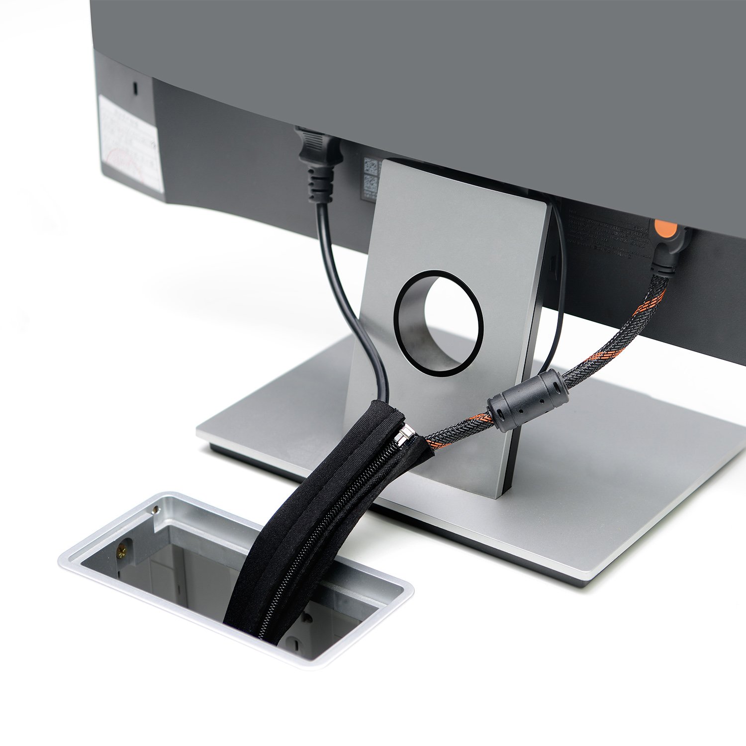 Bestfy Cord Organizer System Cable Management Sleeve, 19.5 inch, Wire