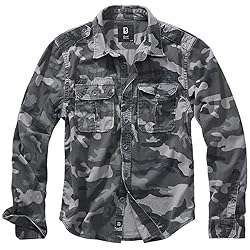 Brandit Men's Vintage Long Sleeve Shirt, with