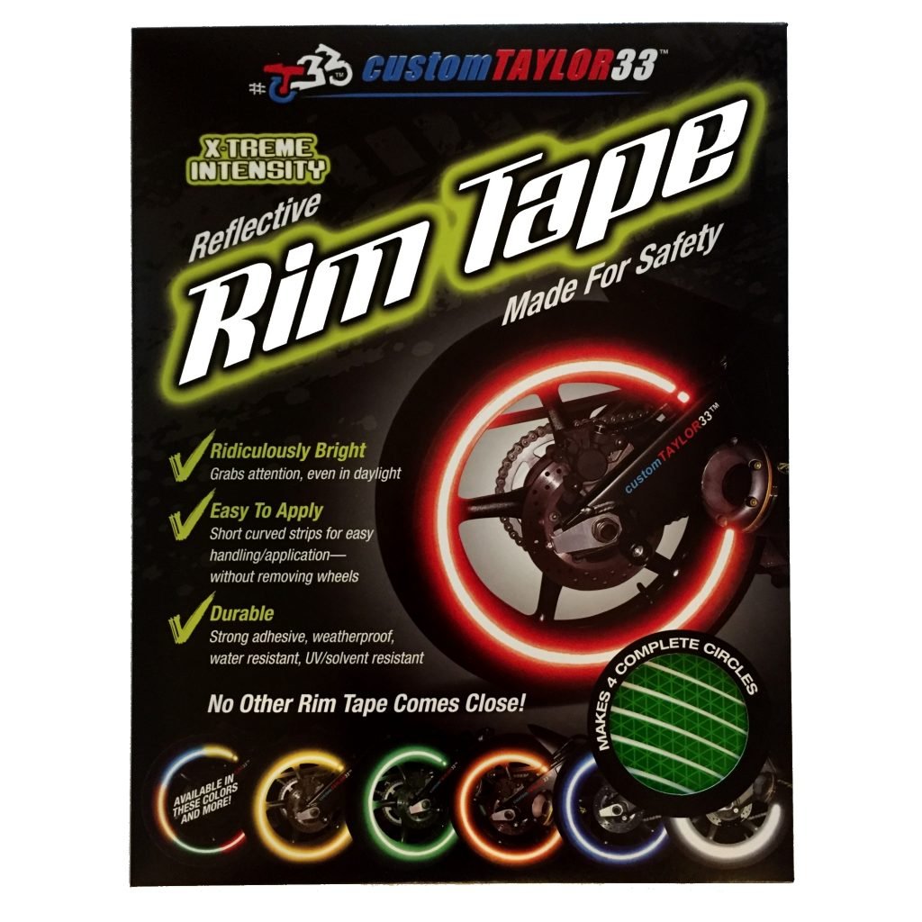 Rim Size customTAYLOR33 New Special Edition Lime Green High Intensity Grade Reflective