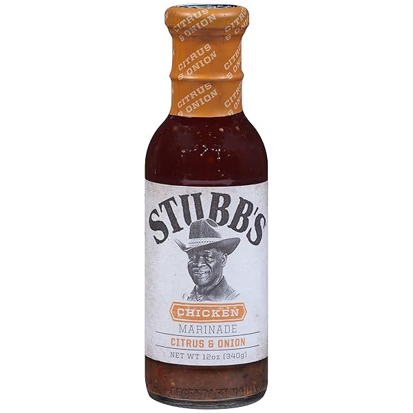 STUBB’S CITRUS & ONION CHICKEN MARINADE, 12 OZ
