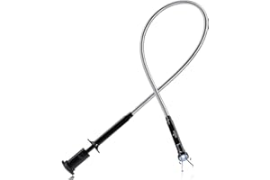 NoCry Magnetic Flexible Claw Grabber Pickup Tool with Bright LED Light - 27.7in Long Magnetic Pickup Tool, Retractable Claw Grabbing Tool, Magnetic Grabber Tool with 5lb Pull Strength Pick Up Tool