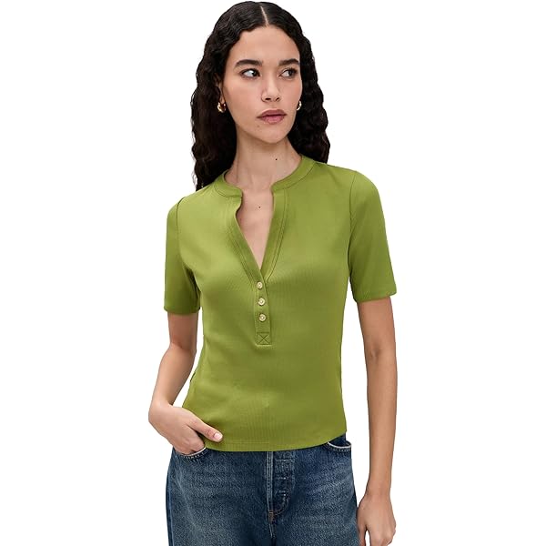 Z SUPPLY Women's Renae Rib Top, Khaki Green, XS at Amazon Women's