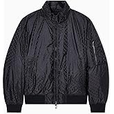 Armani Exchange mens Jacquard All Over Logo Hooded Jacket