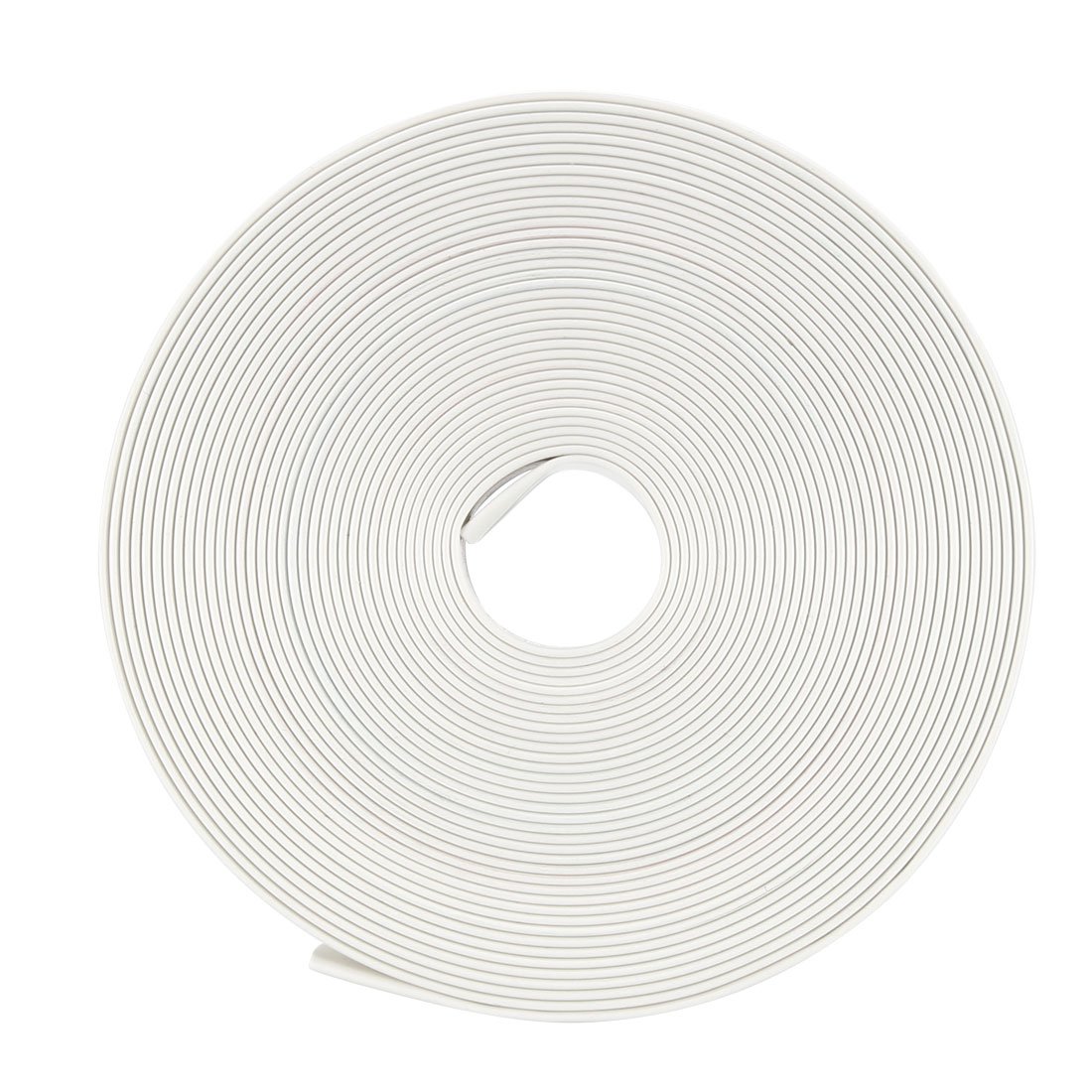 sourcing map Heat Shrink Tubing 15mm Dia 25mm Flat Width 2:1 Heat Shrink Tube Wire Wrap 16ft White