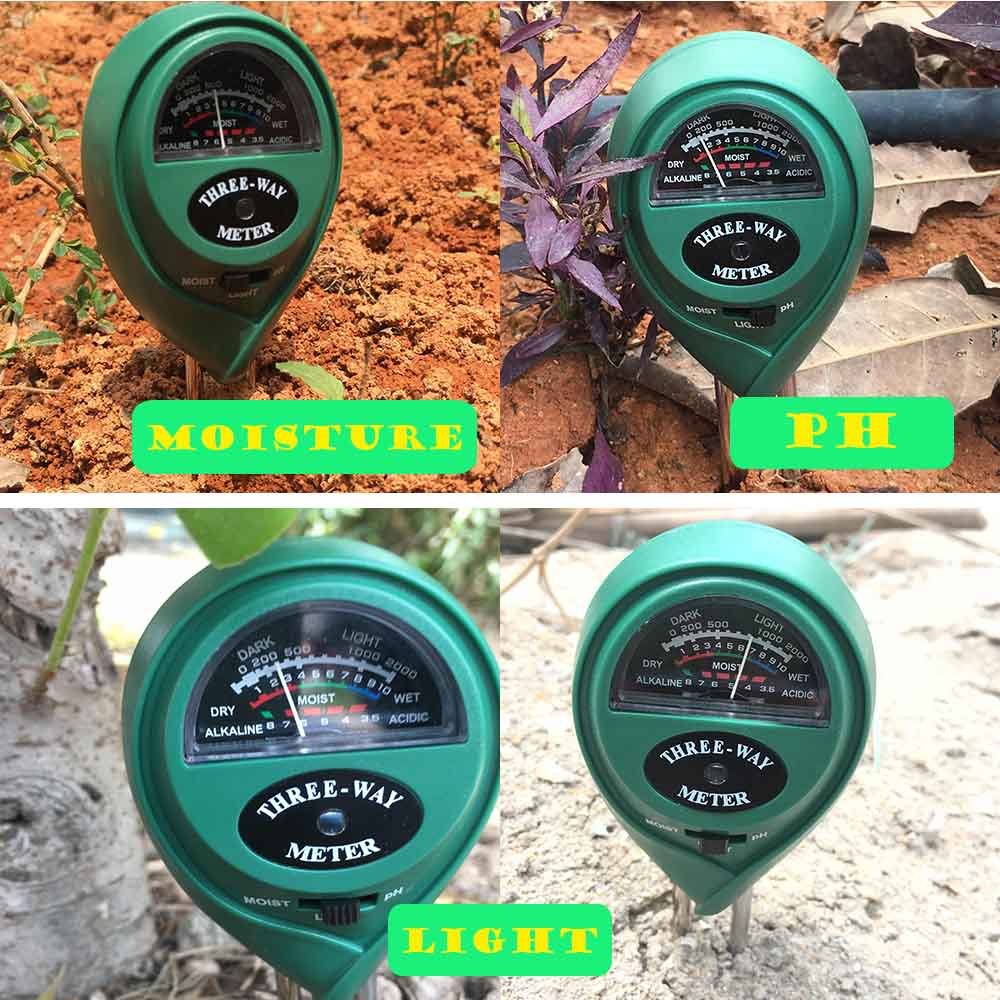 Cheap&Perfect Soil Tester Kit, 3in1 Soil Tester Moisture Meter, Light