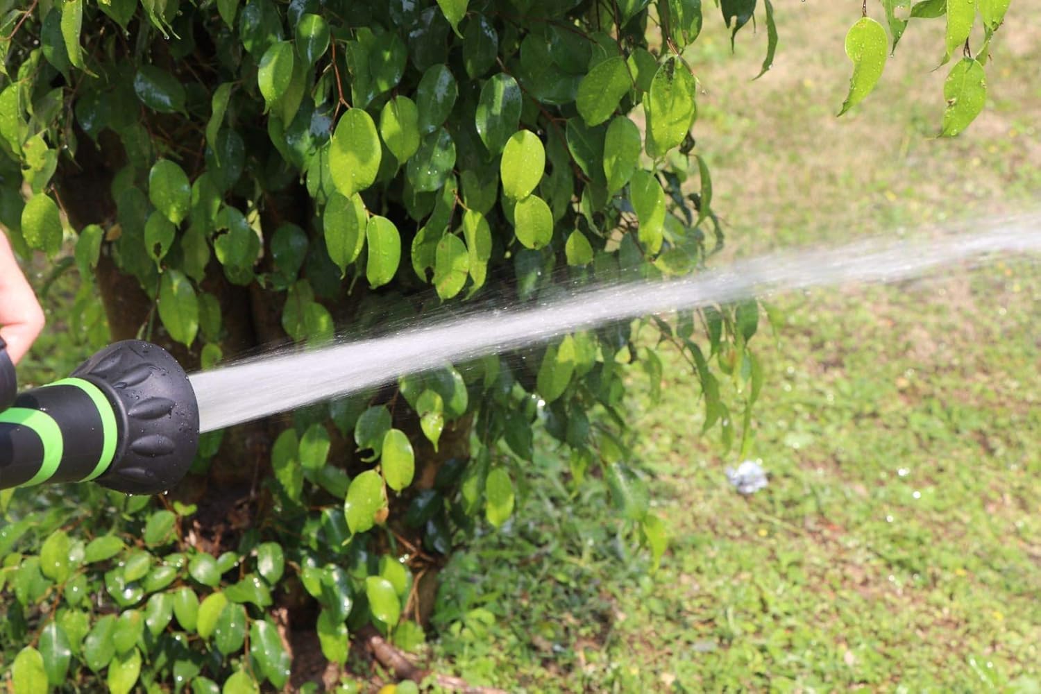 GREEN MOUNT GSFNG98 Garden Hose Nozzle, Fireman's Hose Heavy Duty Nozzle, High Pressure Sprayer with Ergonomic Handle for Arthritis : Garden & Outdoor