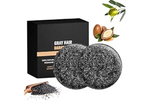 KMLWXD SPARTAN Gray Hair Reverse Bar, Mane Gray Reverse Bar for Unisex Shampoo Soap (2PCS)