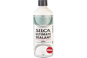 SILCA Ultimate Tubeless Tire Sealant, 500ml – Tubeless Bike Sealant Proactively Seals Punctures Up to 7.5 mm, Injectable Through Valve & Stays Liquid 6+ Months in All Weather Conditions