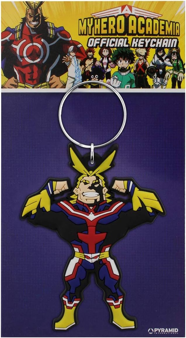 My Hero Academia (All Might 4.5 x 6cm Rubber Keychain, Multi-colour - Image 4