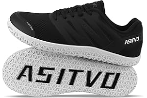 ASITVO Wide Men's Barefoot Zero Drop Sole Minimalist Width Toe Box Walking Shoes Sneakers TPU Toe No-Sew Upper